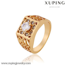 12770-Xuping ювелирные изделия оптовая продажа фабрики Саудовская золотые мужские кольца